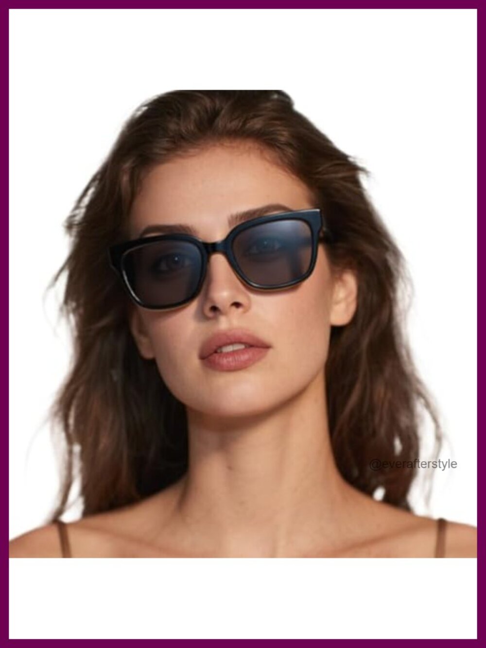 Retro Square Polarized Sunglasses UV400 Protection Women Oversized